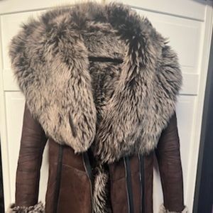 Sheep’s leather jacket extremely warm